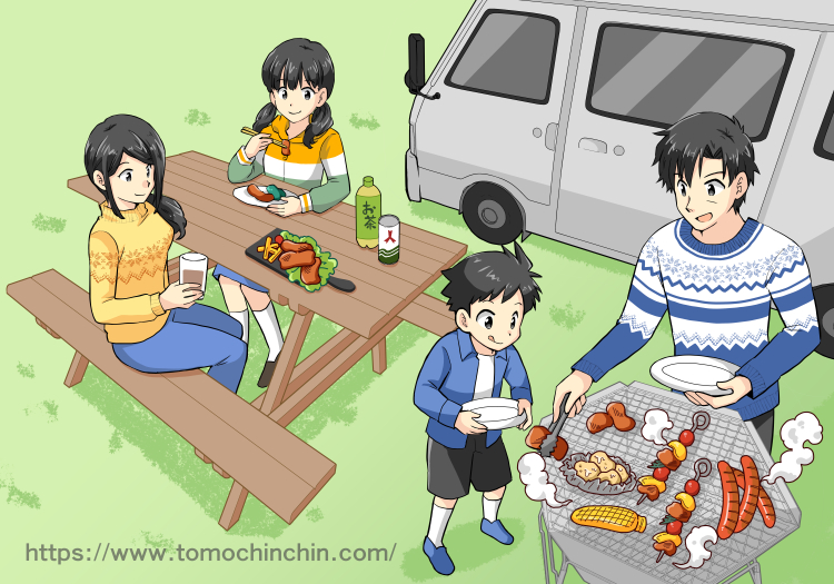 ファミリーイラスト　教育系イラスト