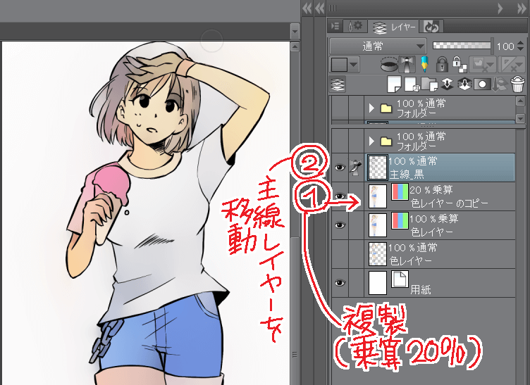クリップスタジオ自動彩色機能のやり方 コツ を画像つきでわかりやすく説明するよ さゆ吉のマンガ制作所